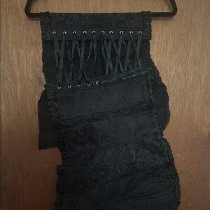 Elegant Black Lace Corset